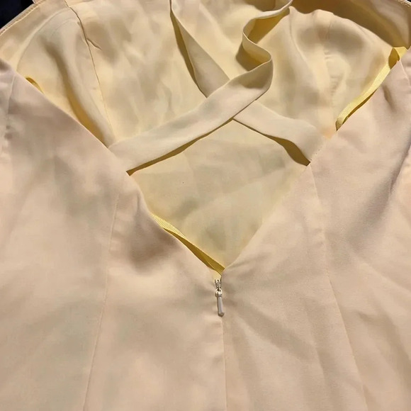 Fame and Partners Mini Dress Yellow 2 NWT - Picture 12 of 13